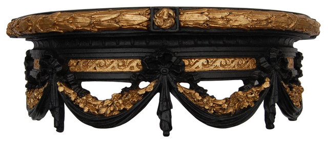 Swag Canopy Bed Crown Baroque Victorian Accessories By Swag Canopy Bed Crown Gold Leaf And Black