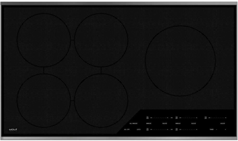 36" Induction cooktop Wolf CI365TS vs. Miele KM 6370