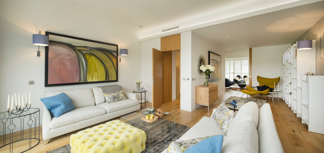 Argyll Place contemporary-vardagsrum