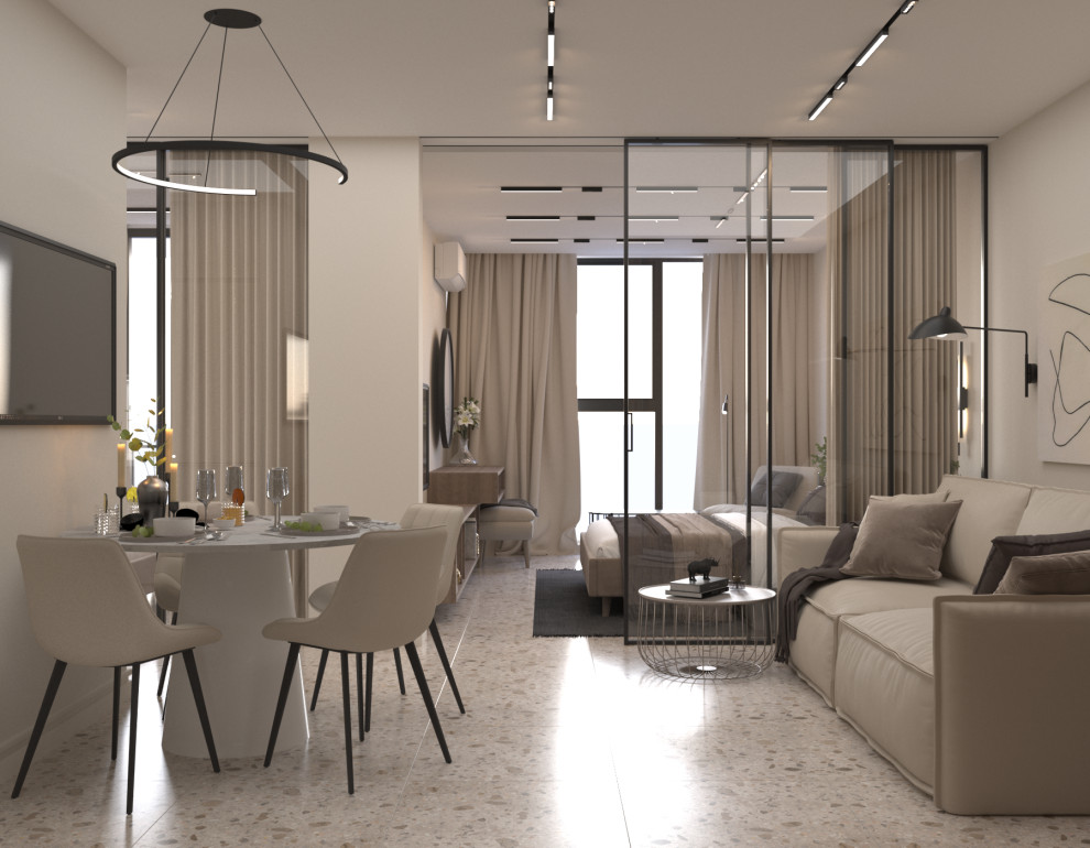 Проект из 1 комнатной в 2-х комнатную