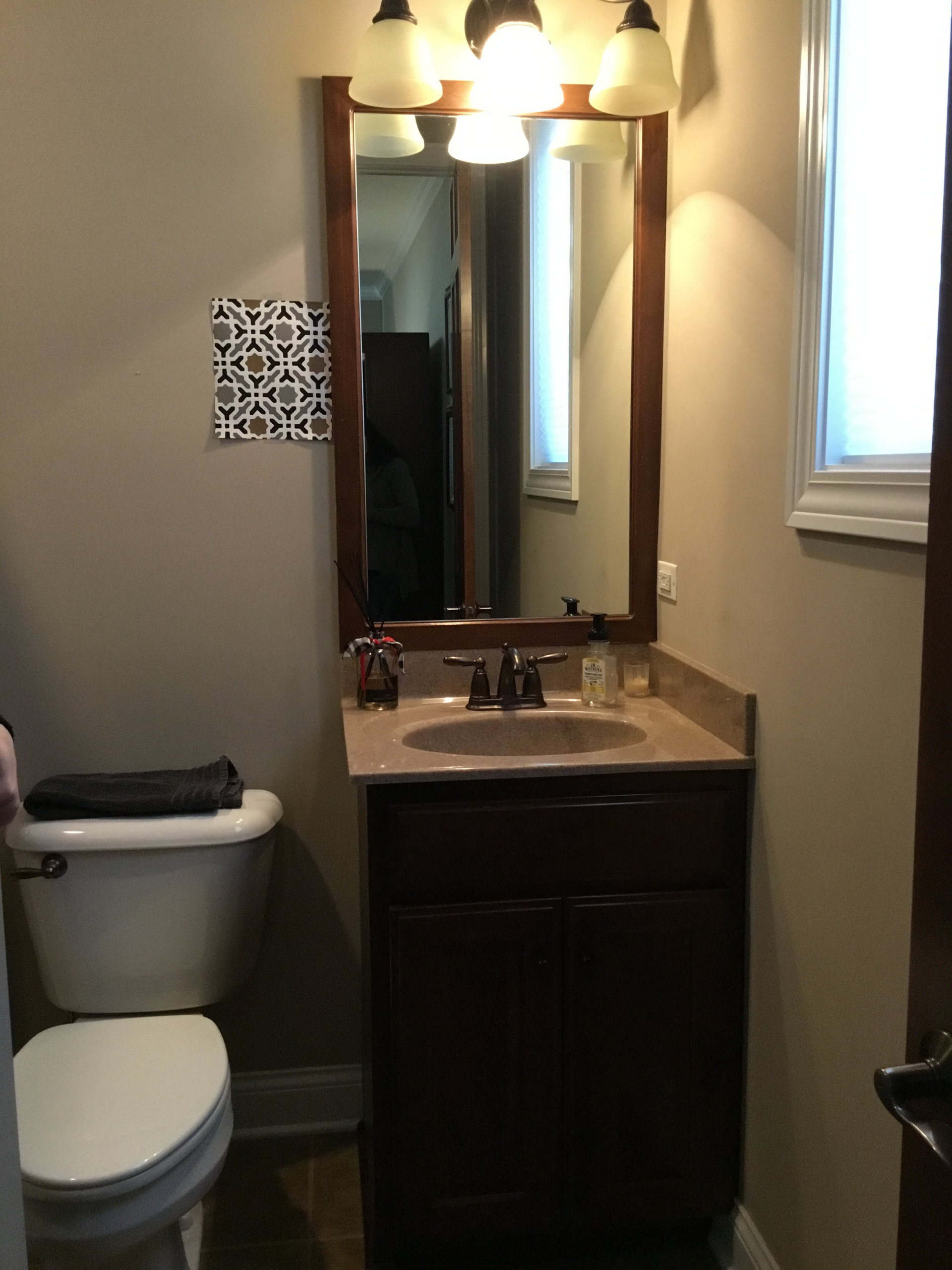 Transitional Home with Antique Brass Accents