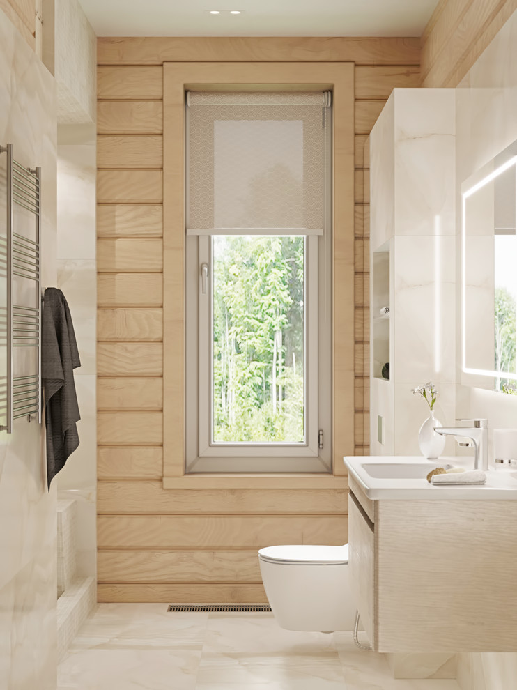 Дом из клееного бруса в пригороде Барнаула