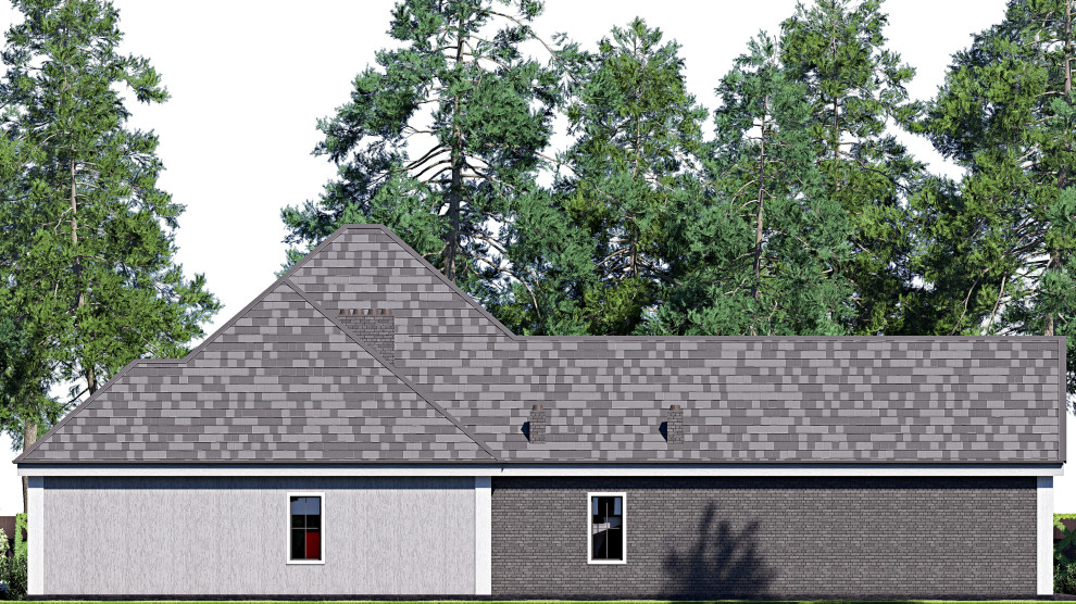 Проект одноэтажного дома 28х21м S286м2 F-17207