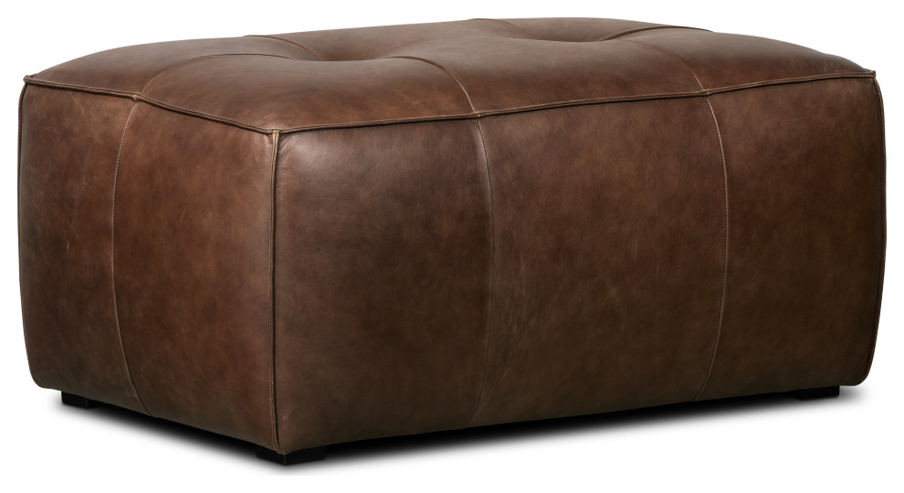 Poly and Bark Capa Ottoman Transitional Footstools And Ottomans