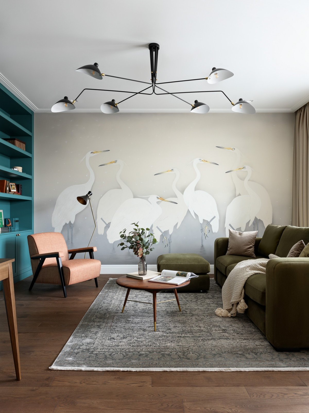 Colorful apartment with children's room