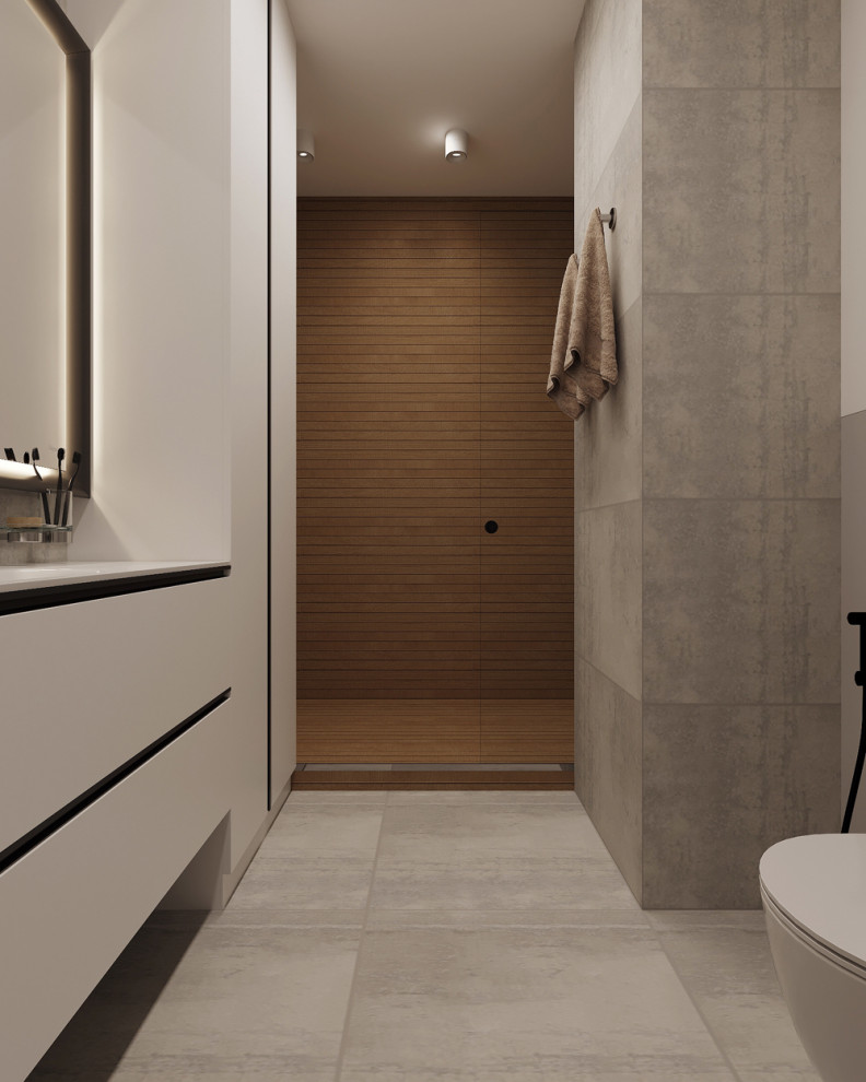 Интерьер в современном стиле в ЖК БИГ ТАЙМ