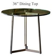 Kern Dining Table with 36in. Diameter Top by Charleston Forge