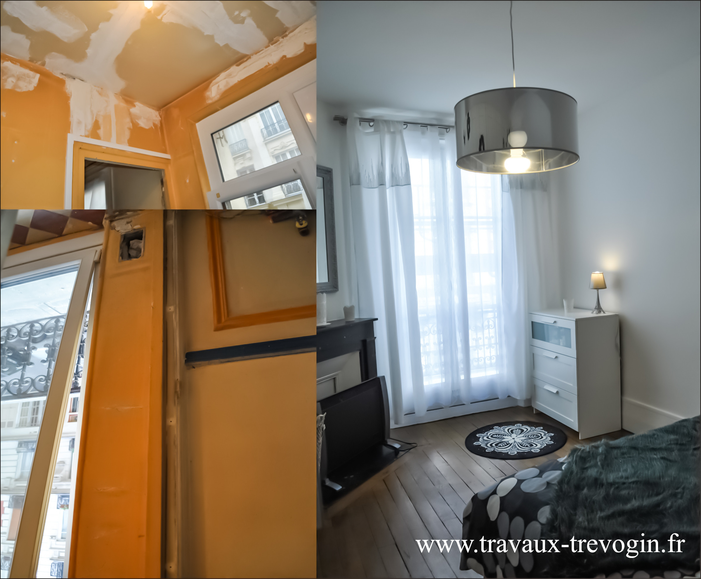 Appartement 75018 après dégâts des eaux