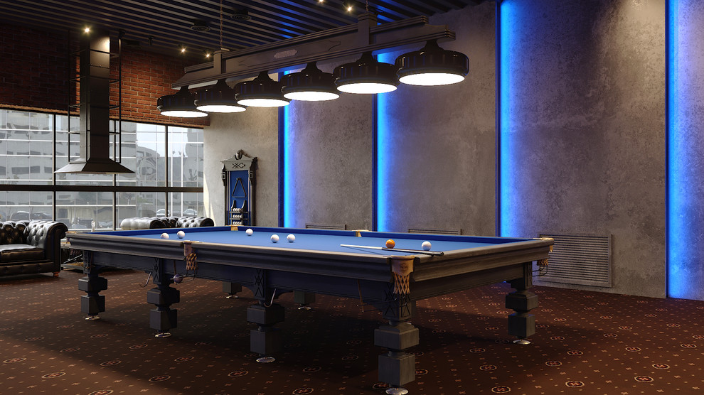 БИЛЬЯРДНАЯ  В СТИЛЕ ЛОФТ
