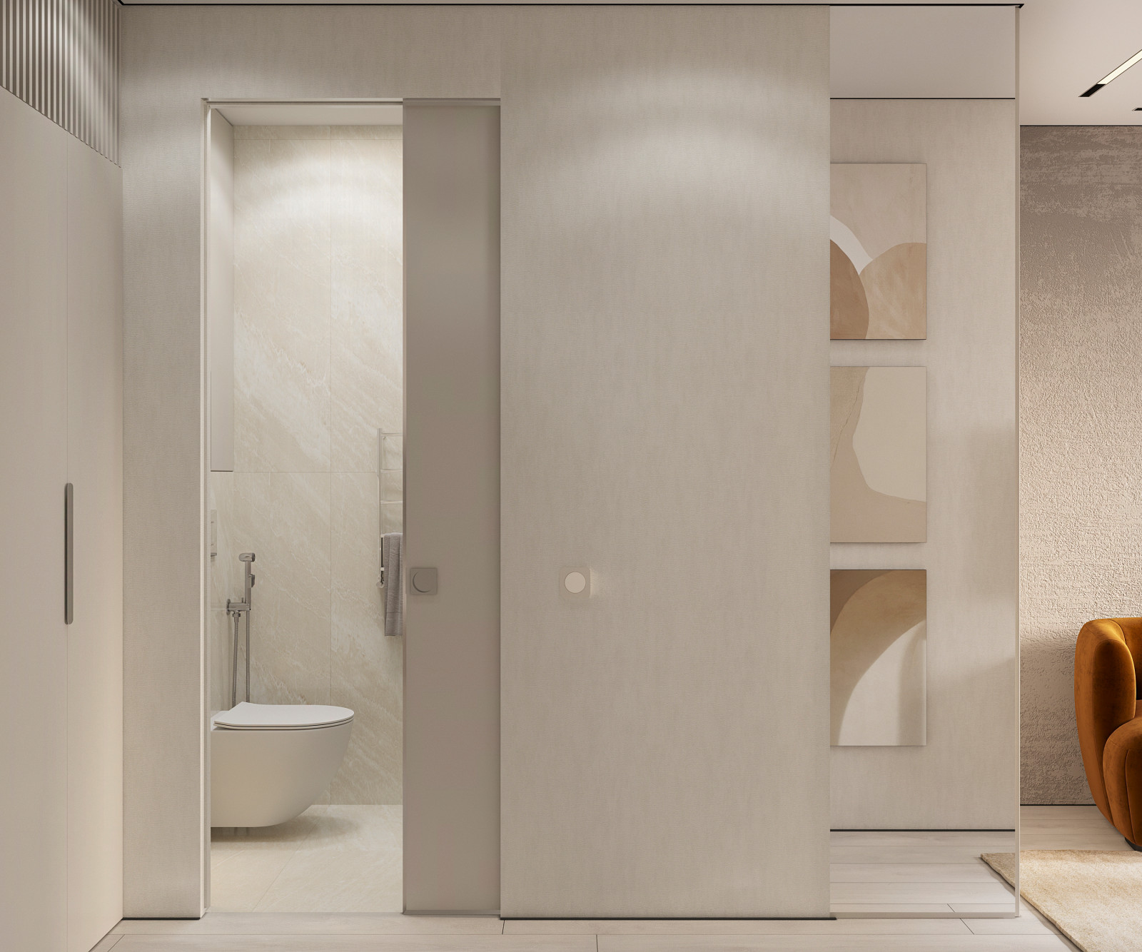 Квартира 65 м2 с отдельным санузлом для бабушки