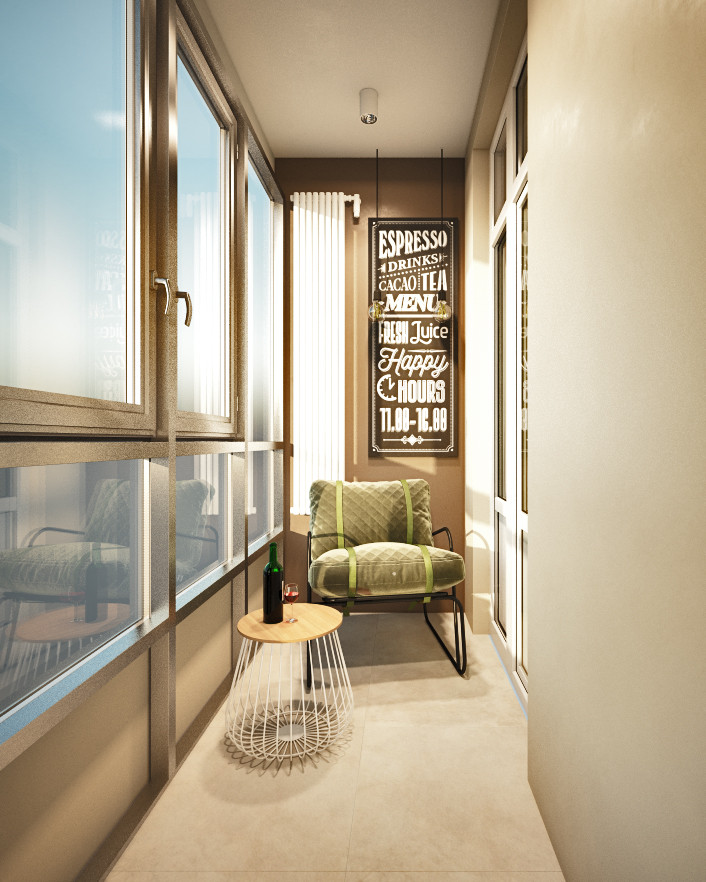 Однокомнатная квартира в современном стиле