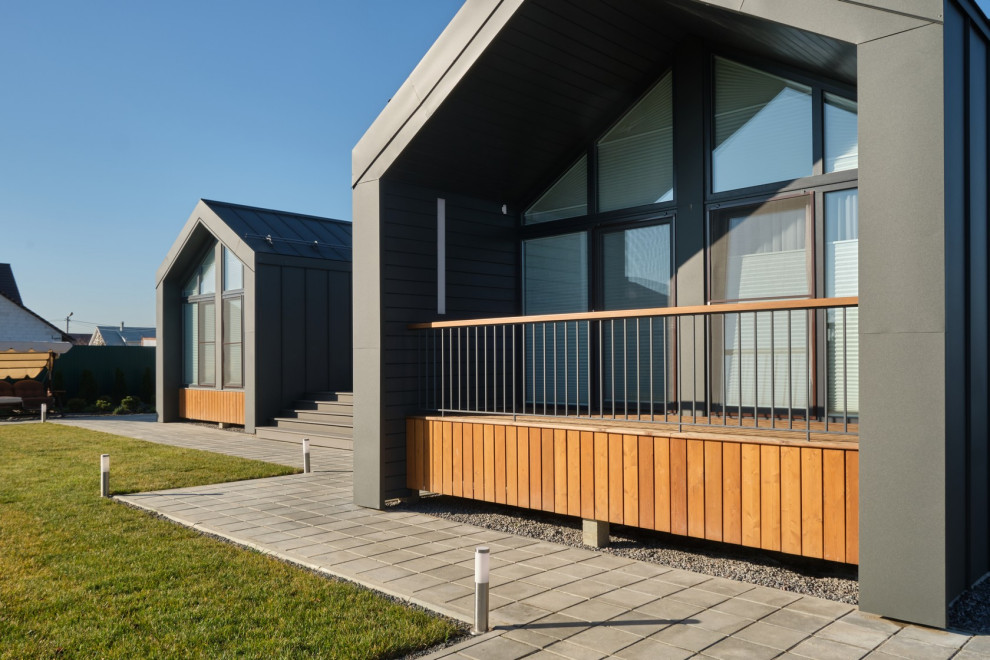 Загородный одноэтажный жилой дом