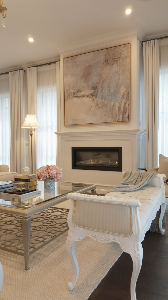 Design ideas for a contemporary living room in Sydney.
