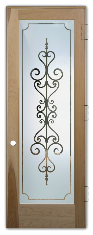 Interior Prehung Door or Interior Slab Door - Carmona - Hickory - 28" x 80"...