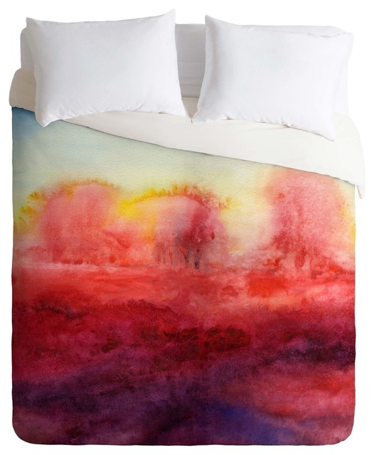 Deny Designs Jacqueline Maldonado Where I End Duvet Cover, Queen
