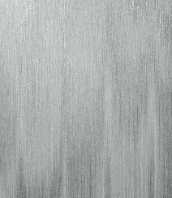 Gray Silver Metallic plain textured stria lines Wallpaper, 21 Inc X 33 Ft Roll