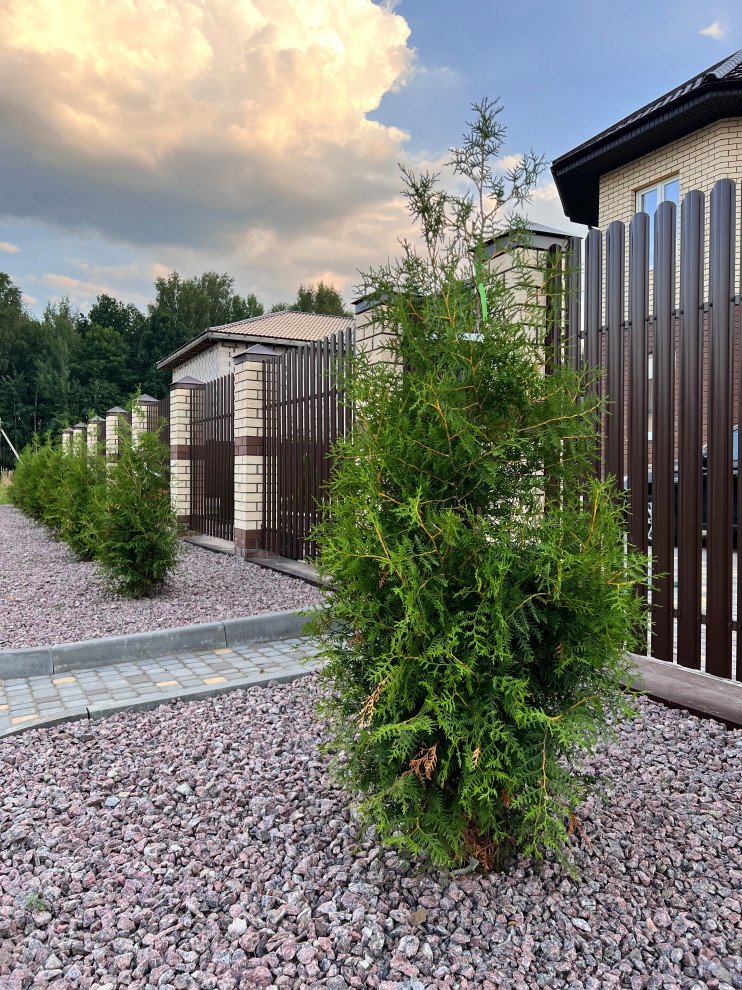 Ландшафтный дизайн территории частного владения в КП "Земляничная поляна"