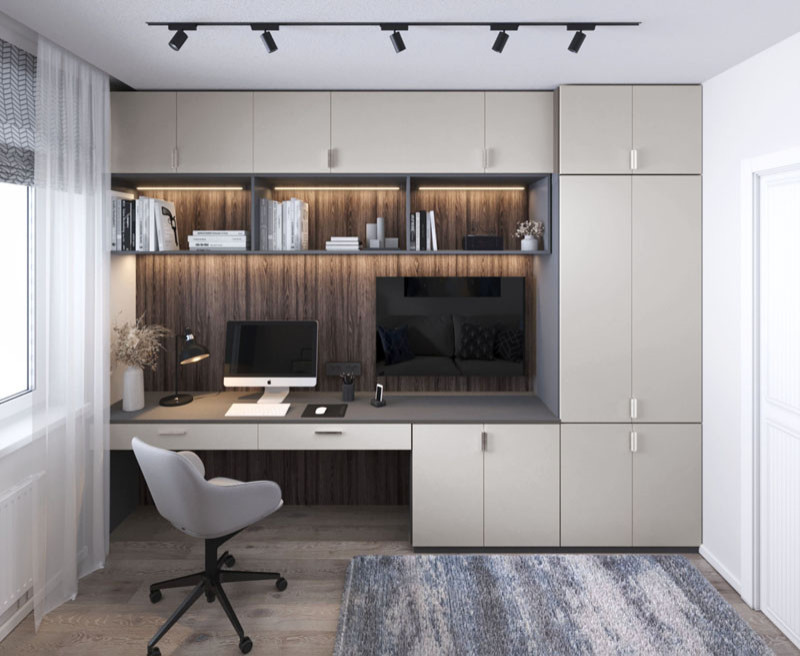 Дизайн-проект интерьеров квартиры площадью:94 м2