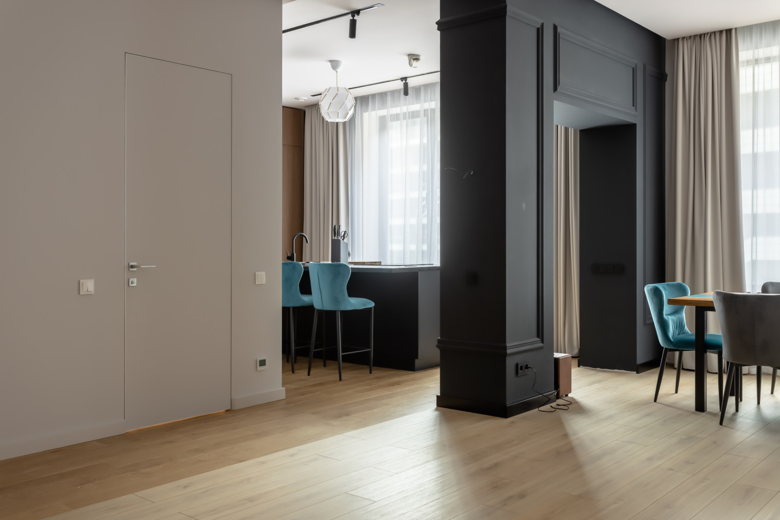 Ремонт четырехкомнатной квартиры для семьи с тремя детьми 120 м² в ЖК Лефортово