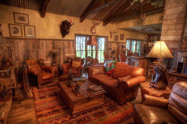 South Texas Ranch Rustic Family Games Room Austin By