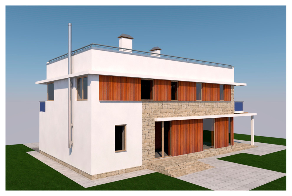 Коттедж с эксплуатируемой кровлей, 2018-19гг.