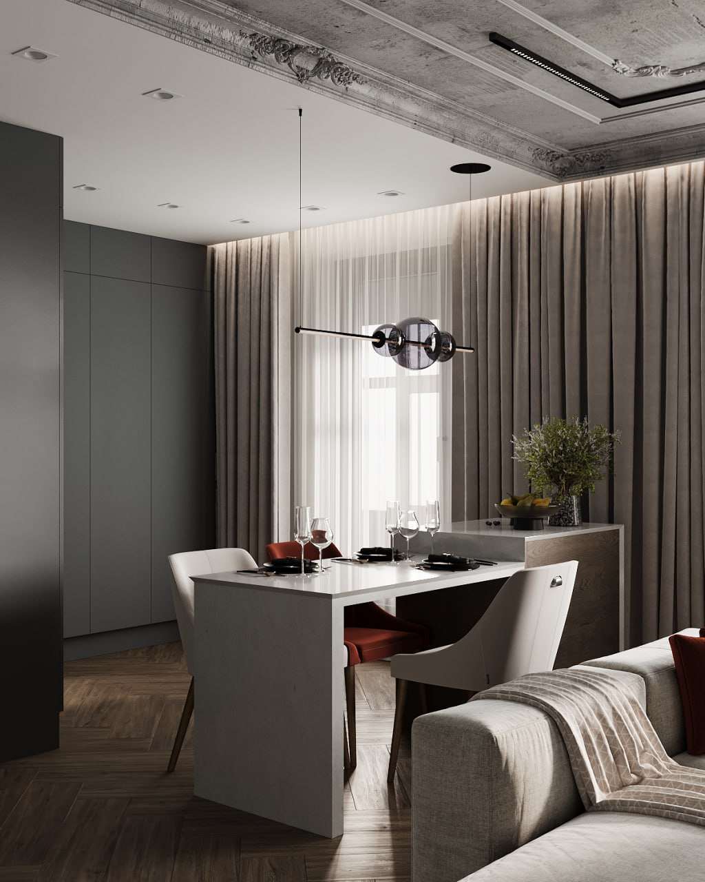 Дизайн-проект квартиры 67 кв.м