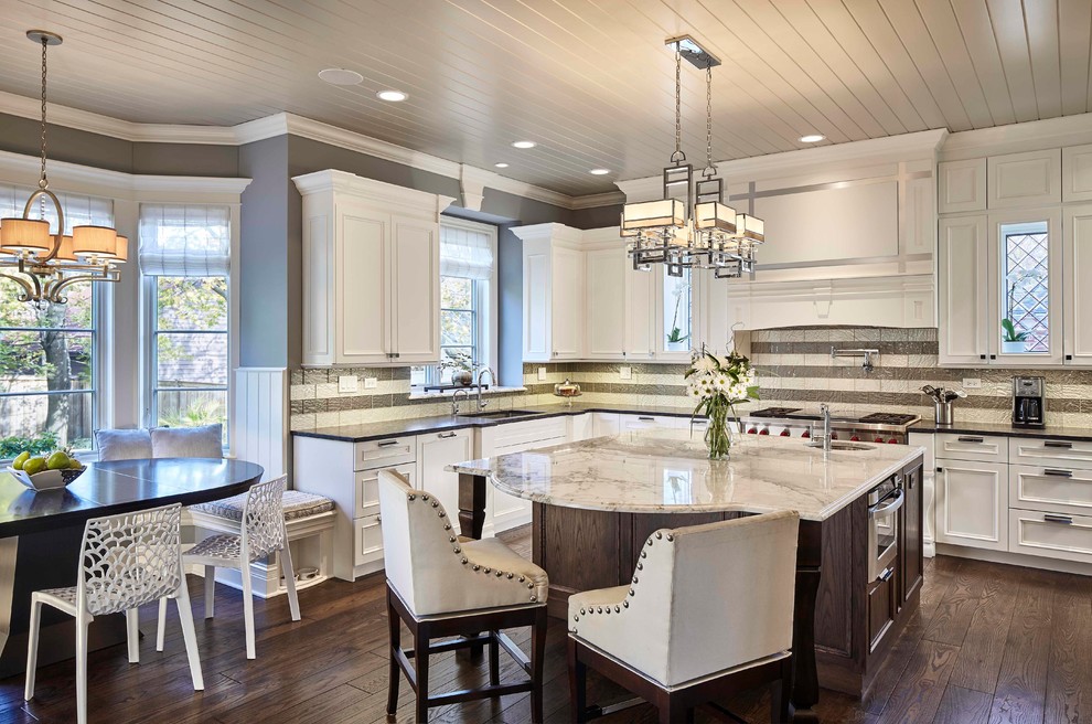 Kitchen - transitional kitchen idea in Chicago