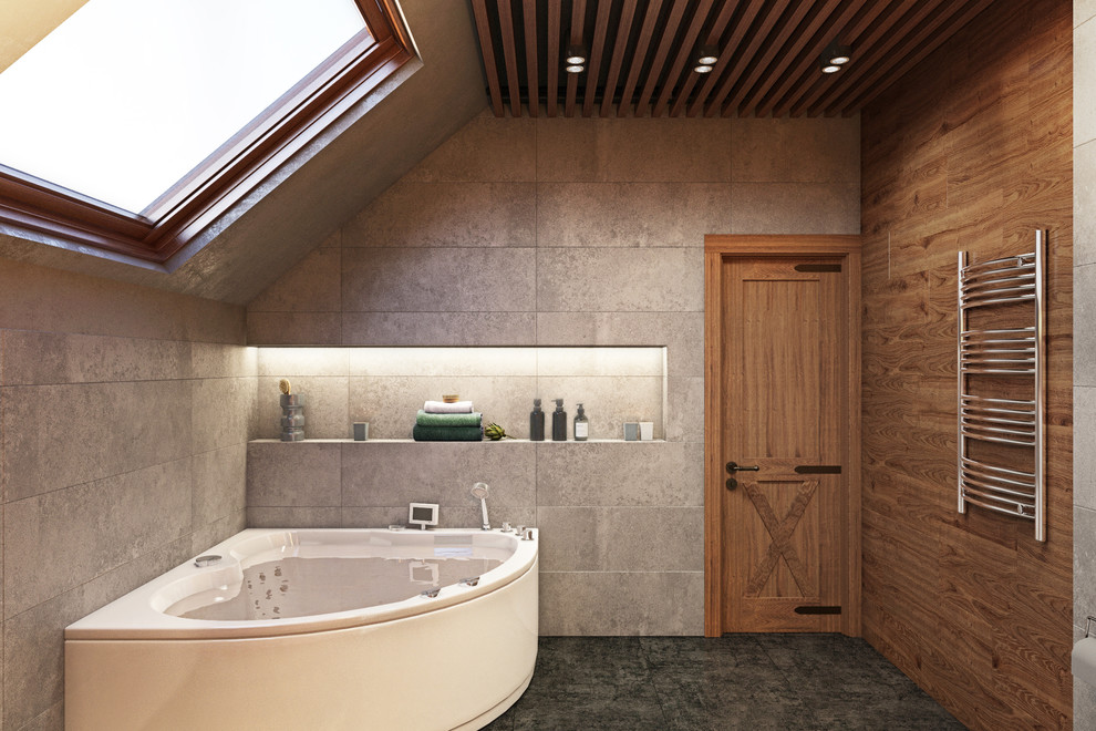 Санузел в стиле Лофт