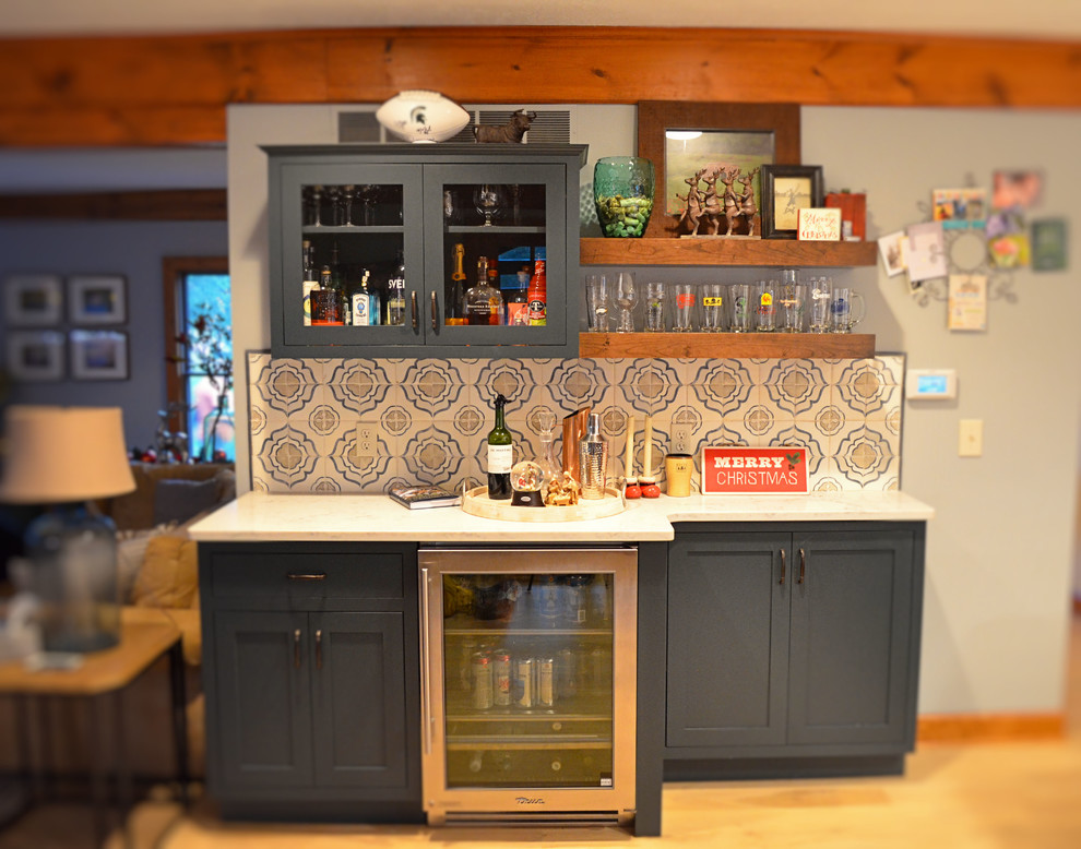 Modern Rustic Kitchen Rustic Home Bar Other by Julie
