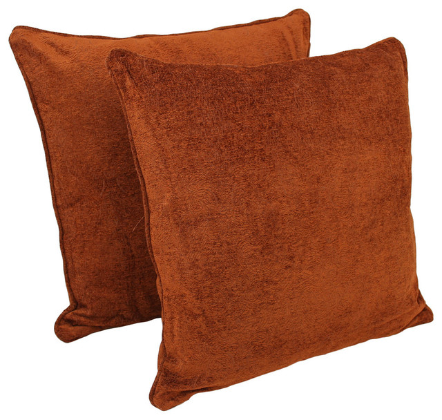 25IN Jacquard Chenille Square Floor Pillows - Floor Pillows And Poufs - by Blazing Needles