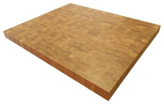 End Grain White Oak Butcher Block Countertop Farmhouse Kitchen