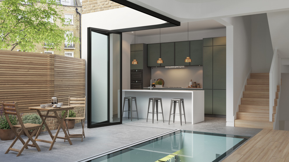 Квартира в здании Викторианской эпохи (визуализация)