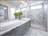 Example of a transitional home design design in Seattle