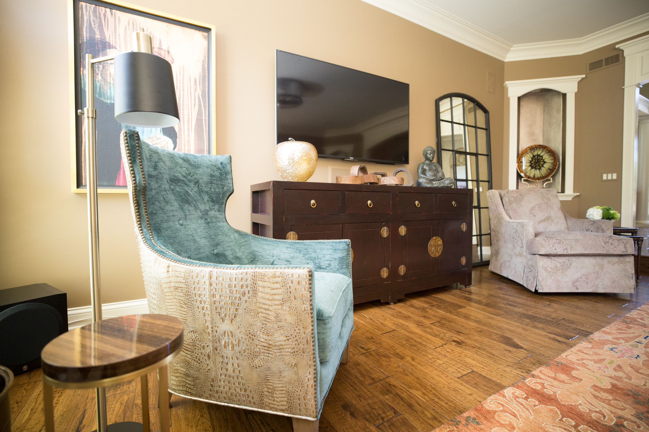Eclectic Designed Living Room