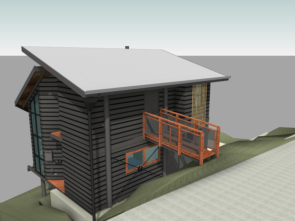 This is an example of an eclectic exterior in Gold Coast - Tweed.