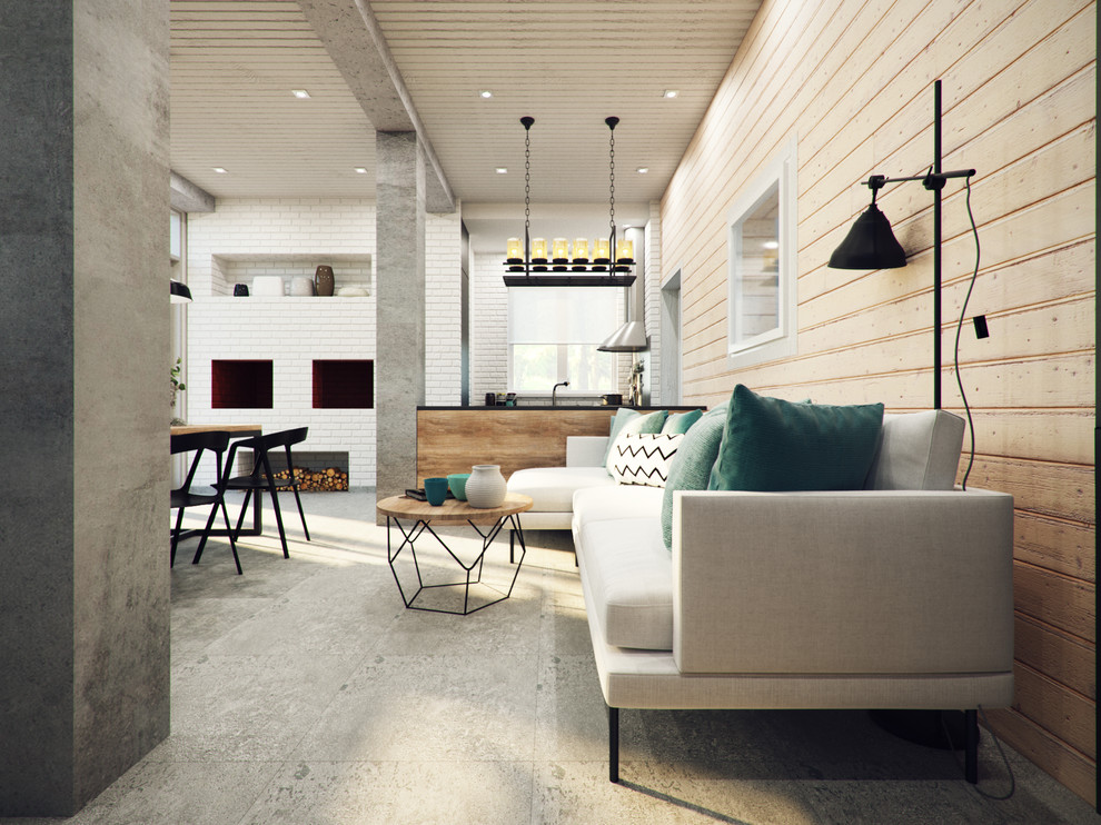 Загородный дом в сосновом лесу