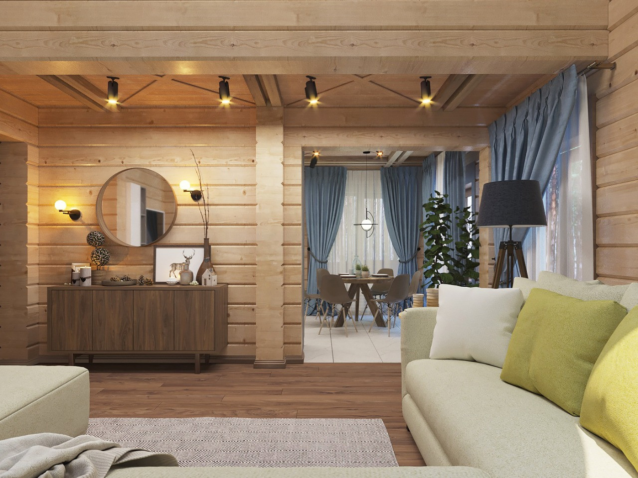 гостиная в доме