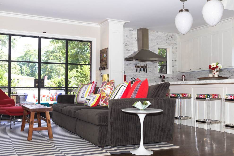 Home design - eclectic home design idea in Atlanta