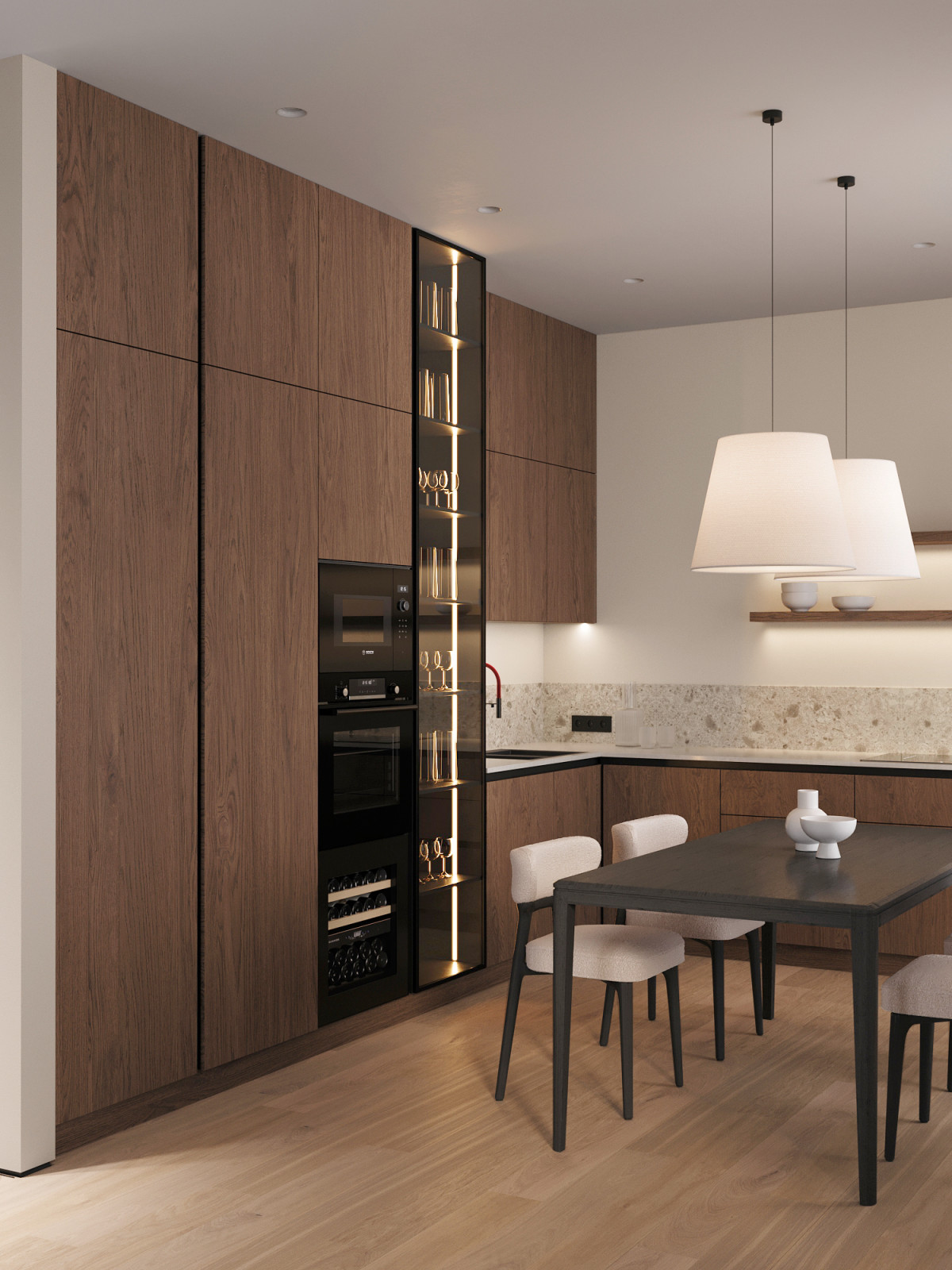 ЖК «Grand View» - квартира площадью 111,8 м2 в стиле уютный минимализм