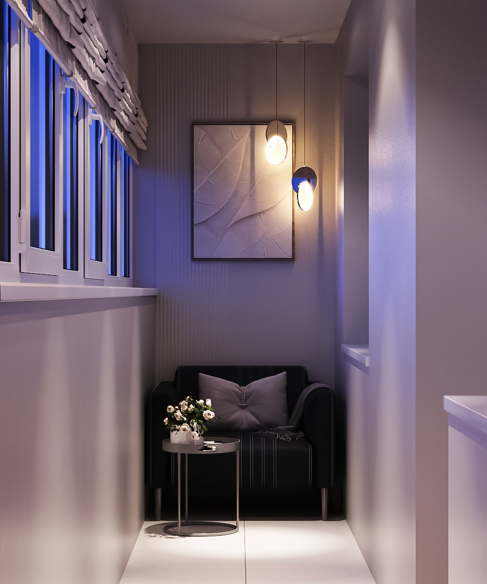 Лоджия в современном стиле