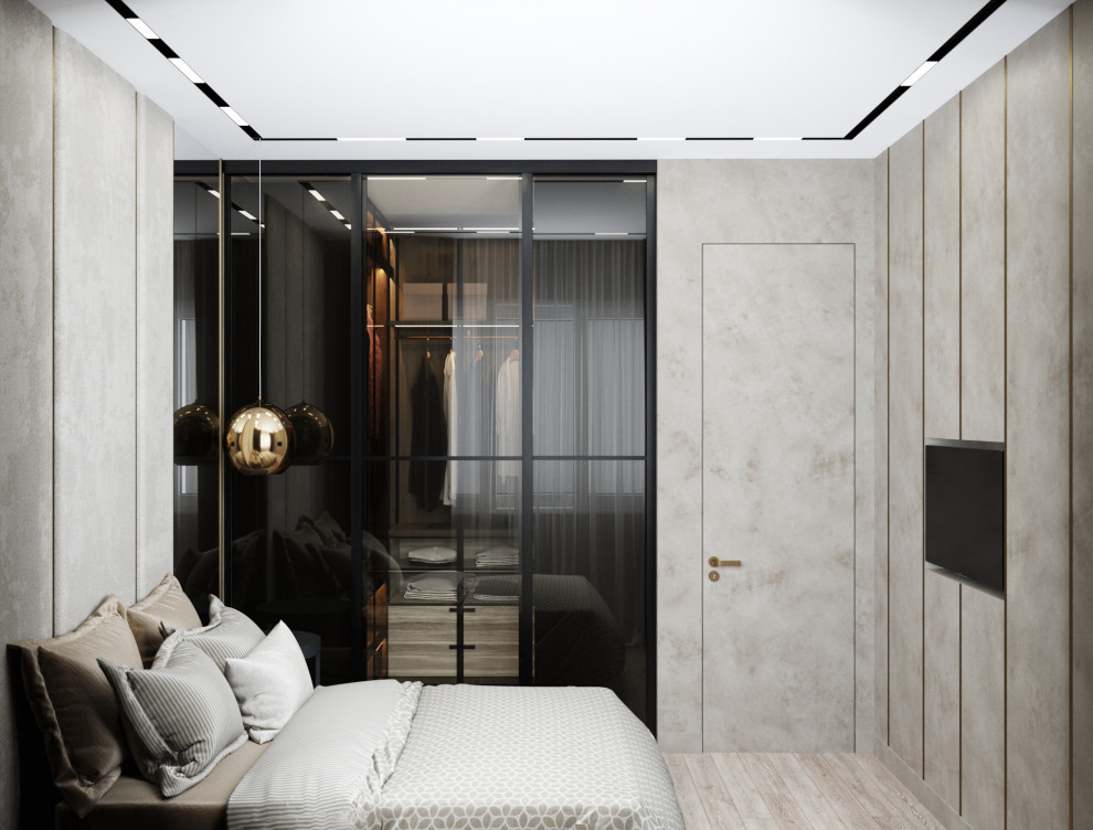 Маленькая квартира в зеленых тонах