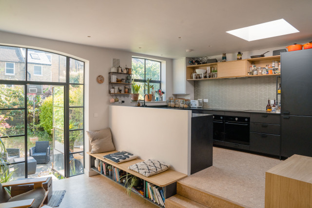 Apartment Remodelling industrial-kitchen