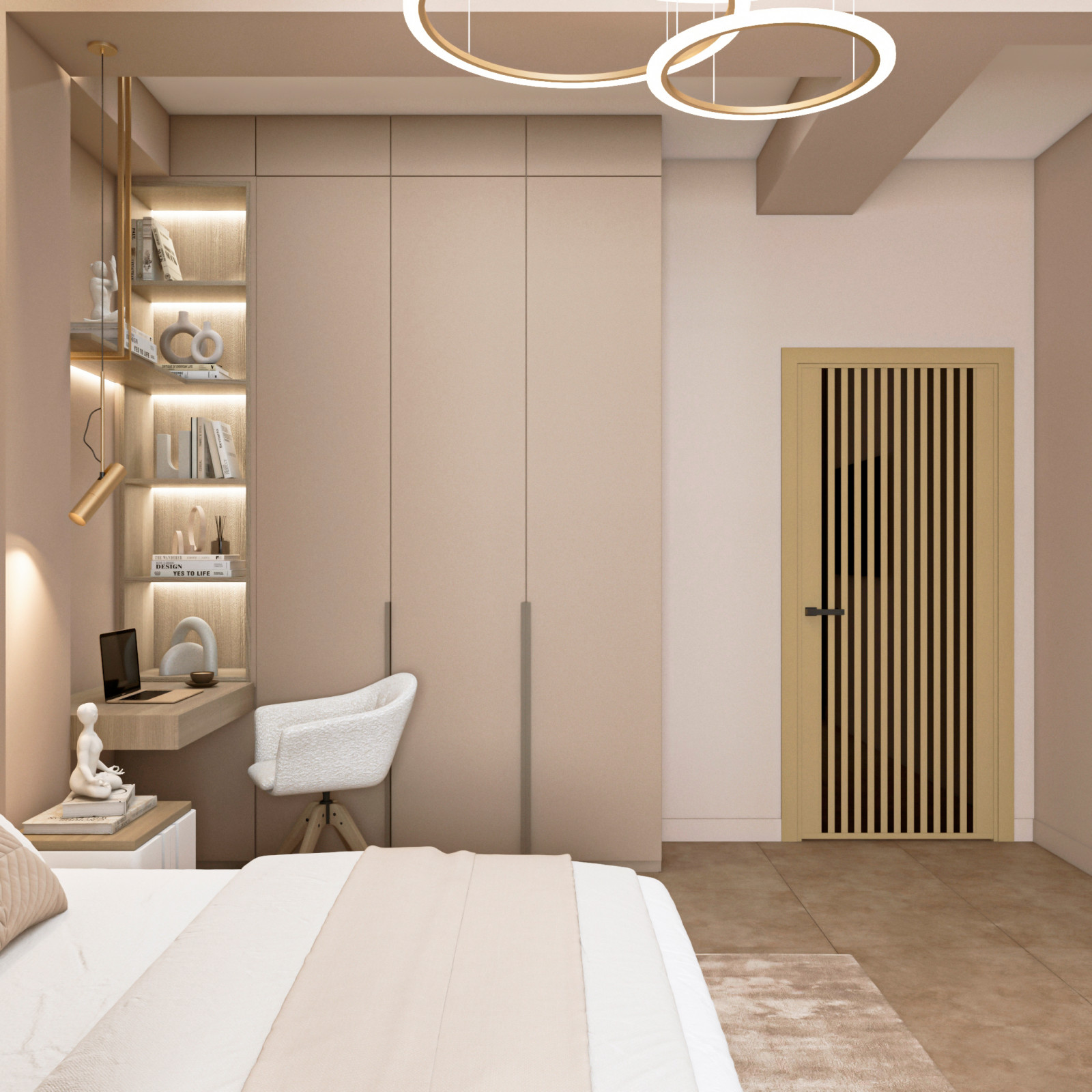 Двухэтажный жилой дом с видом на горы.