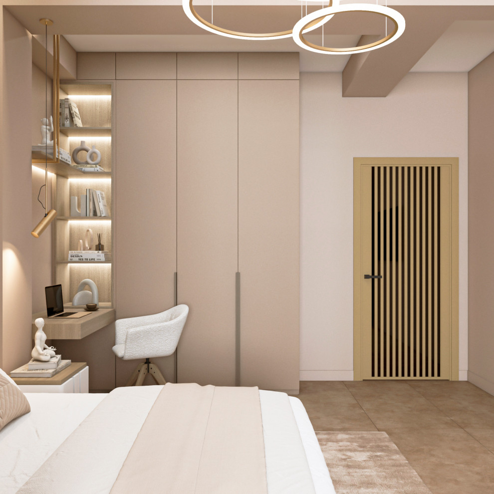 Двухэтажный жилой дом с видом на горы.