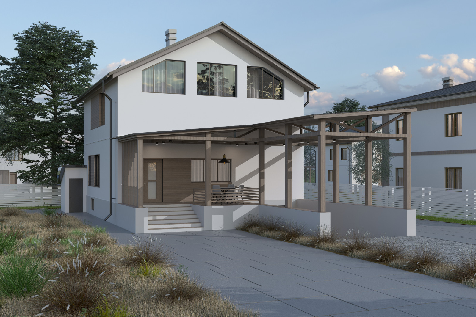 Архитектурный проект дома в г. Воронеж на существующем фундаменте