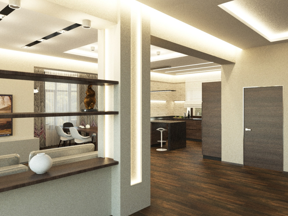 Интерьеры коттеджа в пос. Чесноковка