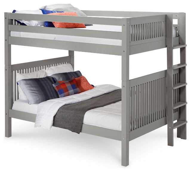 Camaflexi Full Over Bunk Bed Mission Headboard End Ladder Camaflexi Full Over Bunk Bed Mission Headboard End Ladder Transitional Beds By