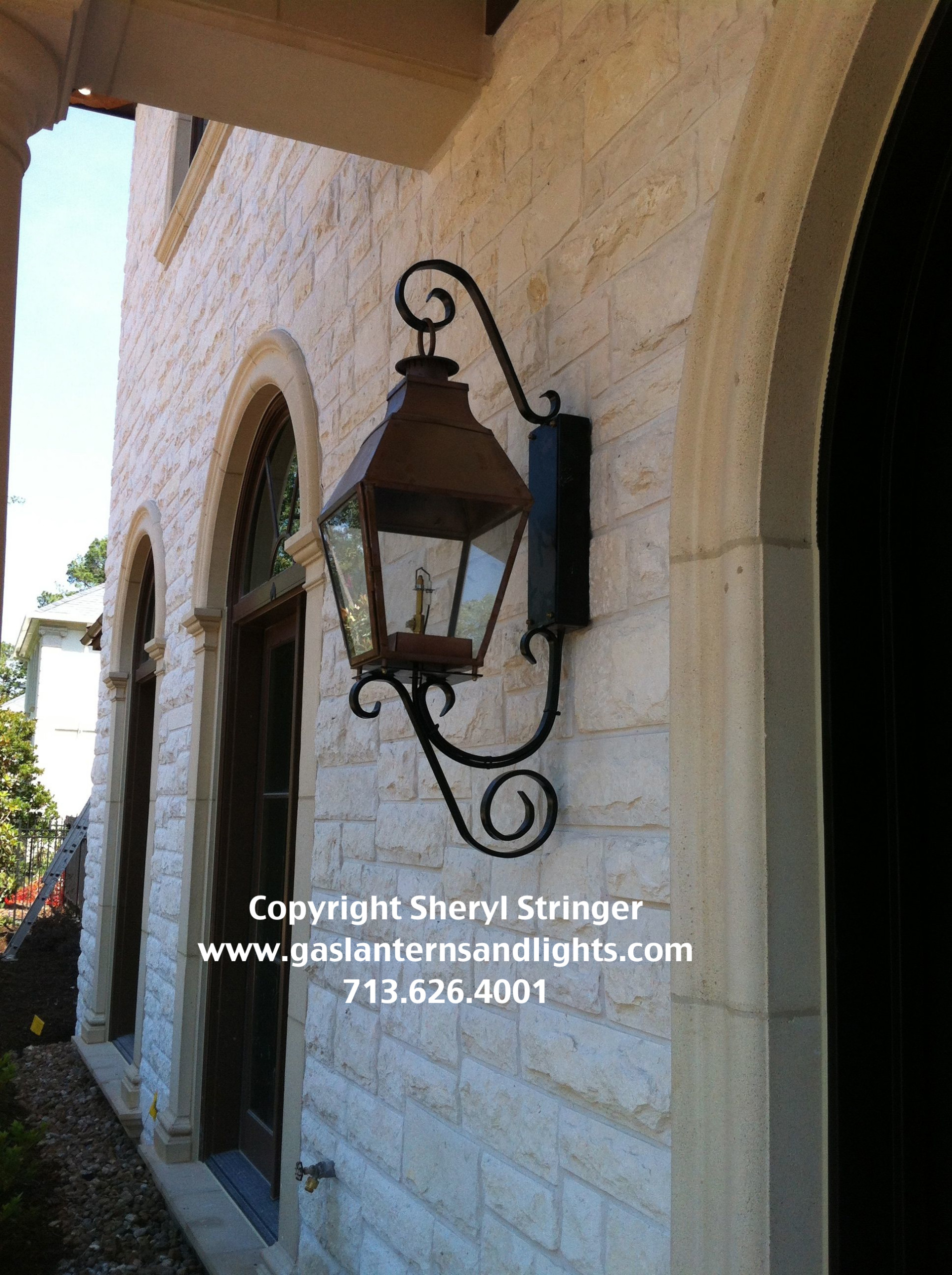 Sheryl;s French Regency Lantern with Solid Top