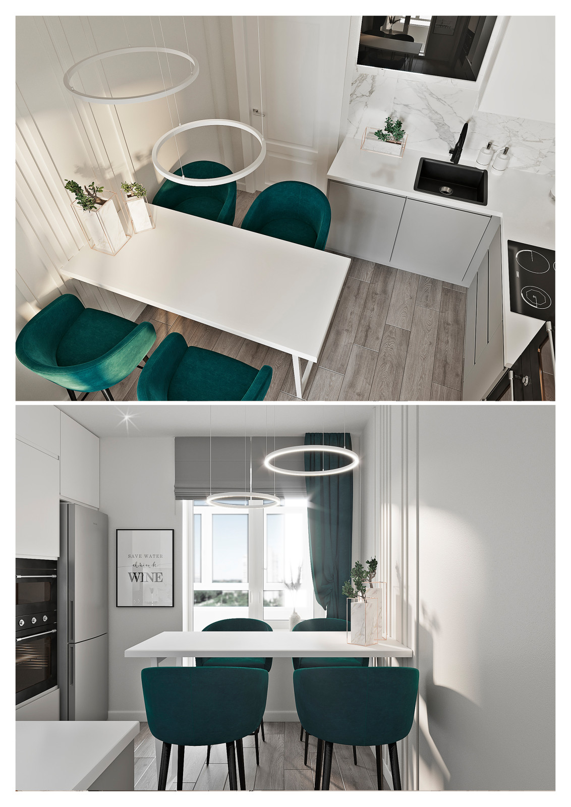 Двухкомнатная квартира для семьи в ЖК Загорье