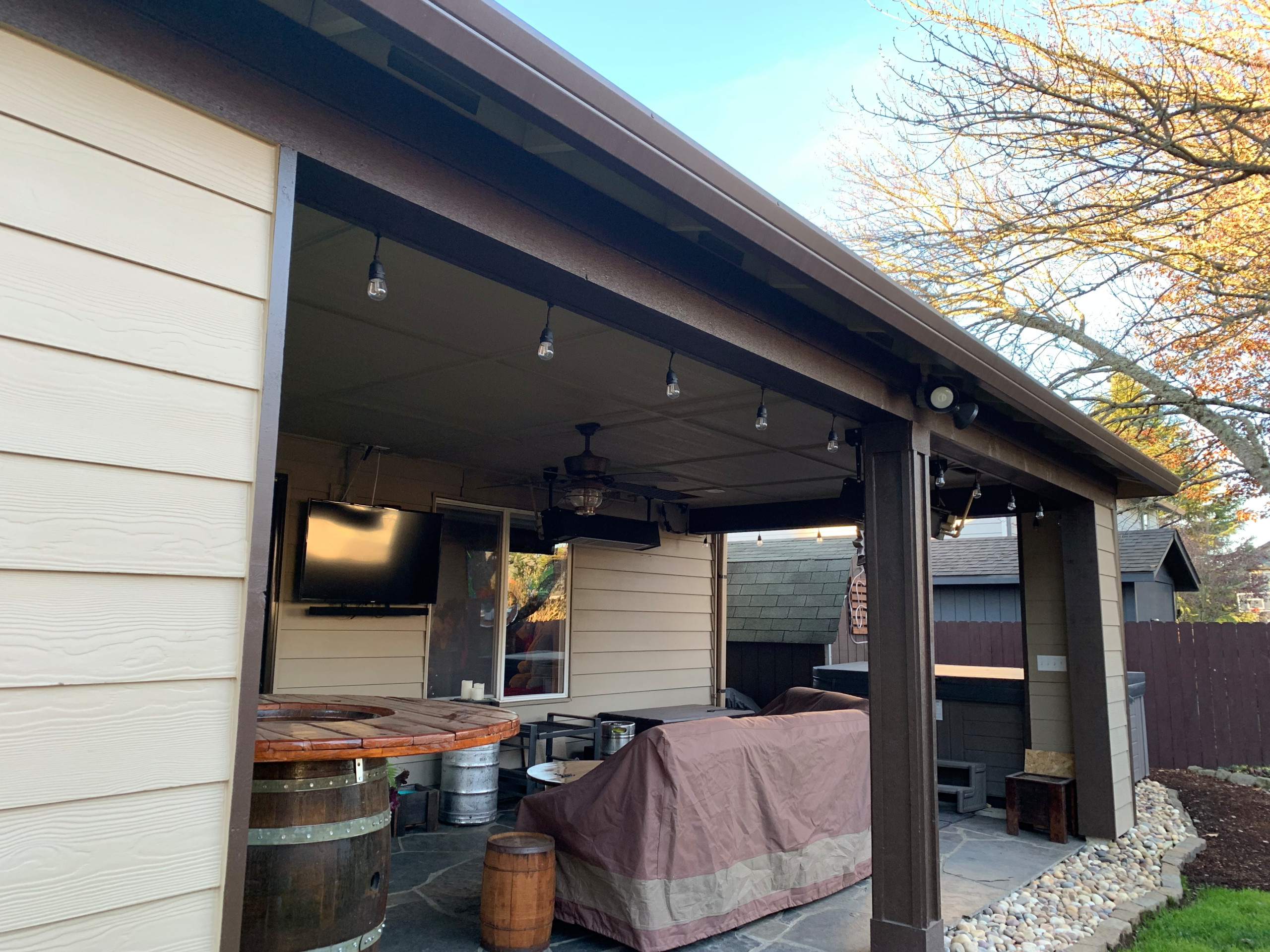 outdoor living space